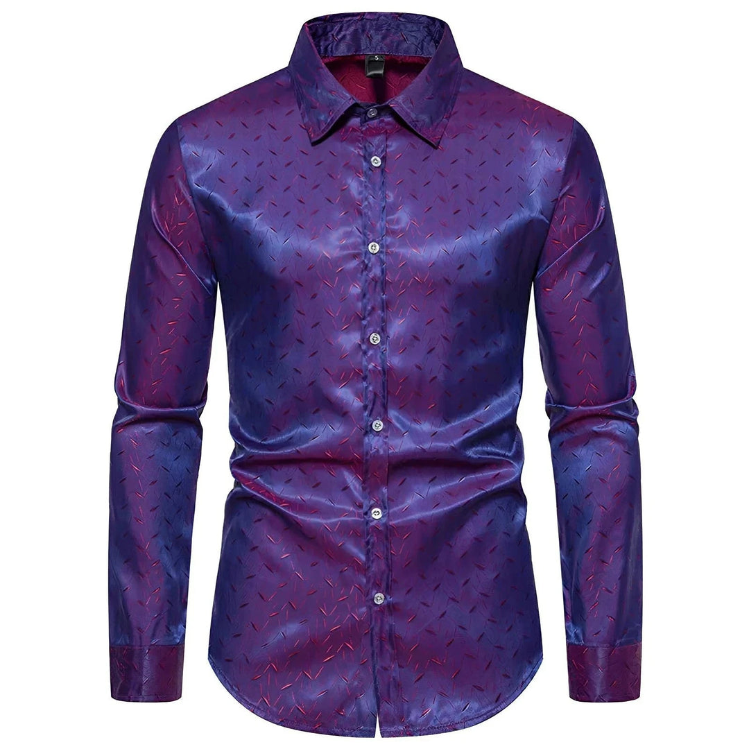 Mikel Silk Shirt Wynston Duke Purple S 