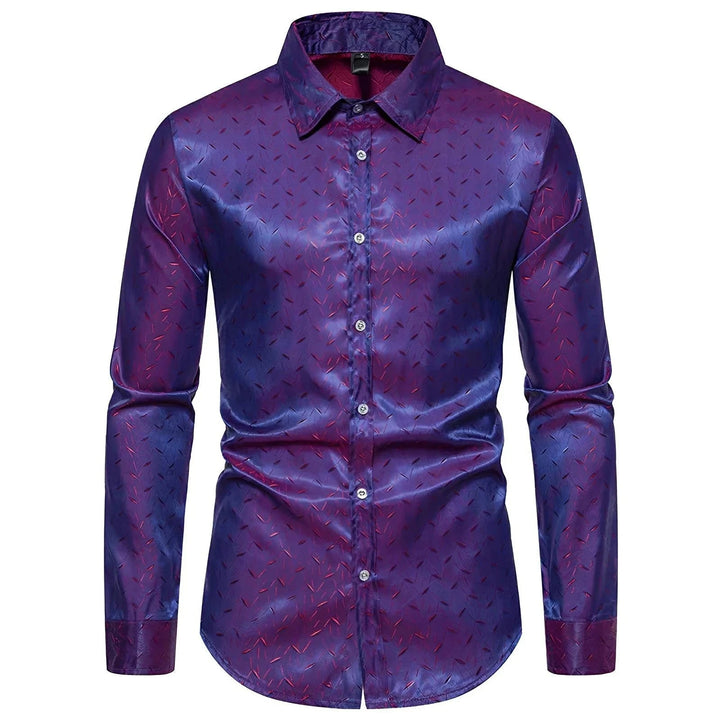 Mikel Silk Shirt Wynston Duke Purple S 