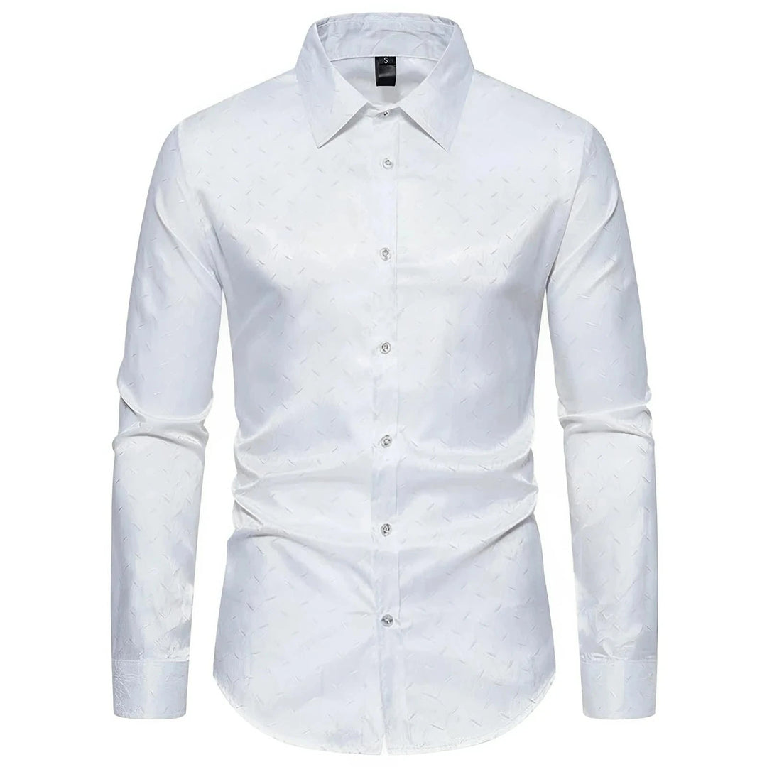 Mikel Silk Shirt Wynston Duke White S 
