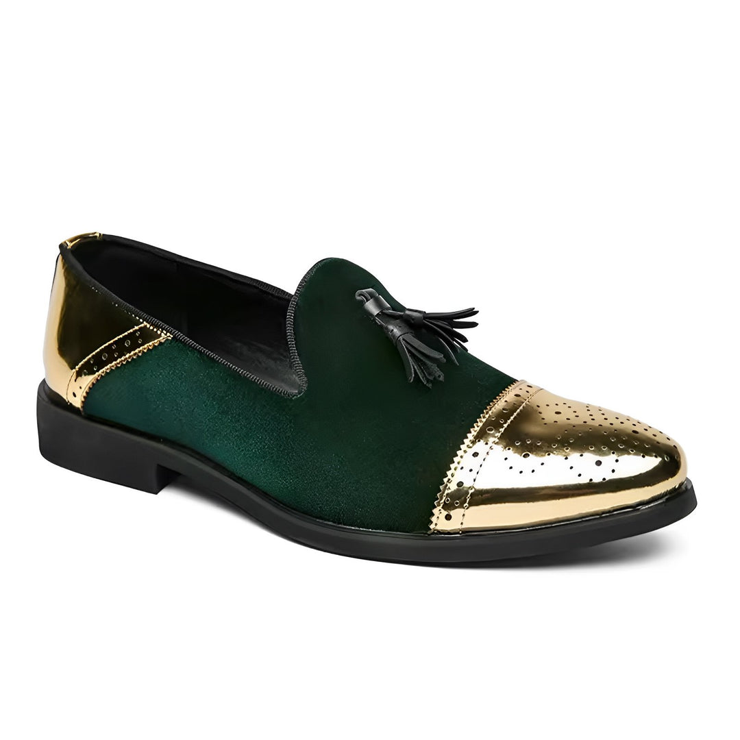 Netherby Suede Loafers Wynston Duke Green 5 