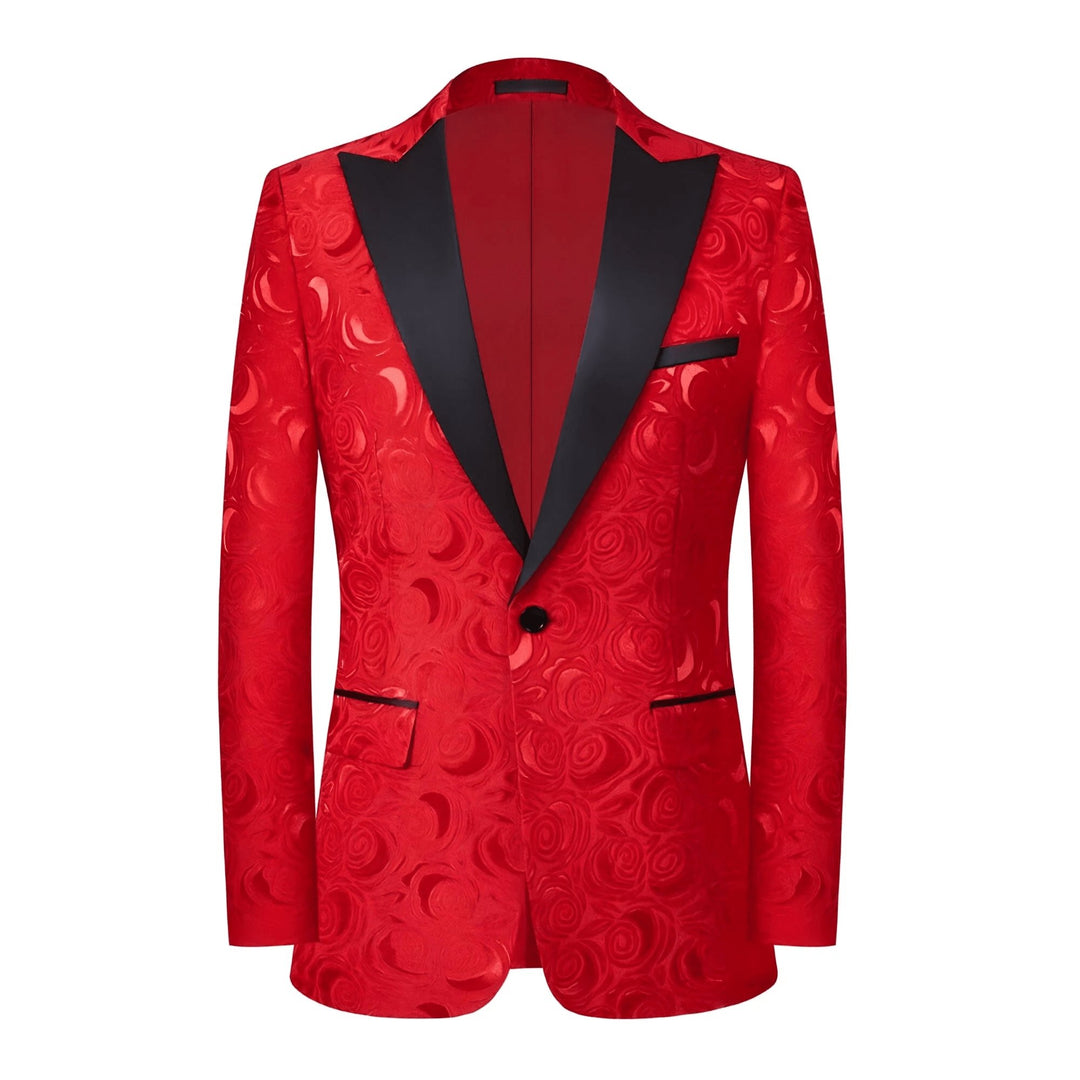 Norcross Jacquard Blazer Wynston Duke Red XS 
