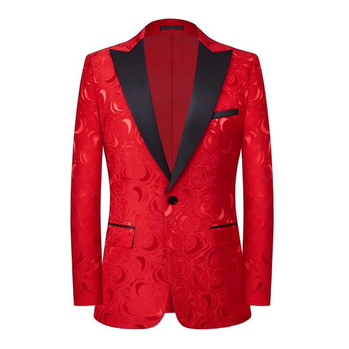 Norcross Jacquard Blazer Wynston Duke Red XS 