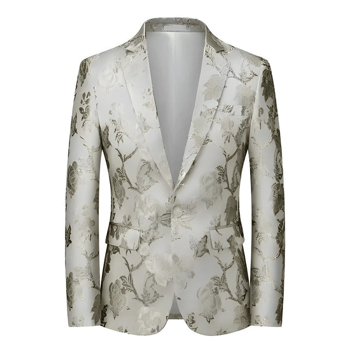 Ormond Jacquard Blazer Wynston Duke White XS 