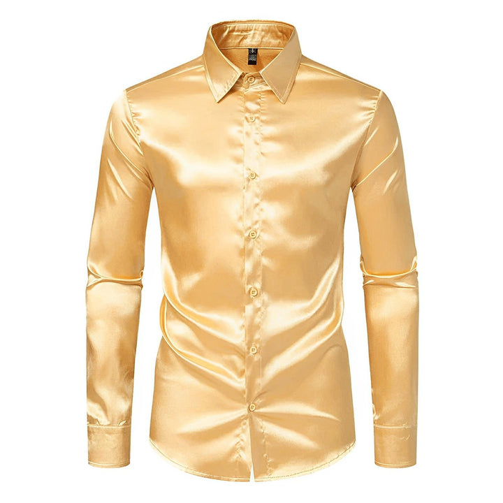 Ormond Silk Shirt Wynston Duke Yellow S 