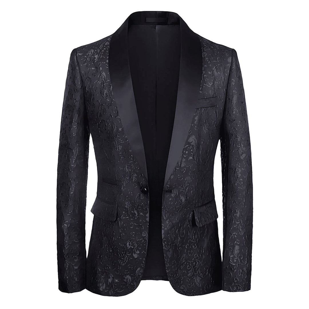 Osbourne Jacquard Blazer Wynston Duke Black 2XS 