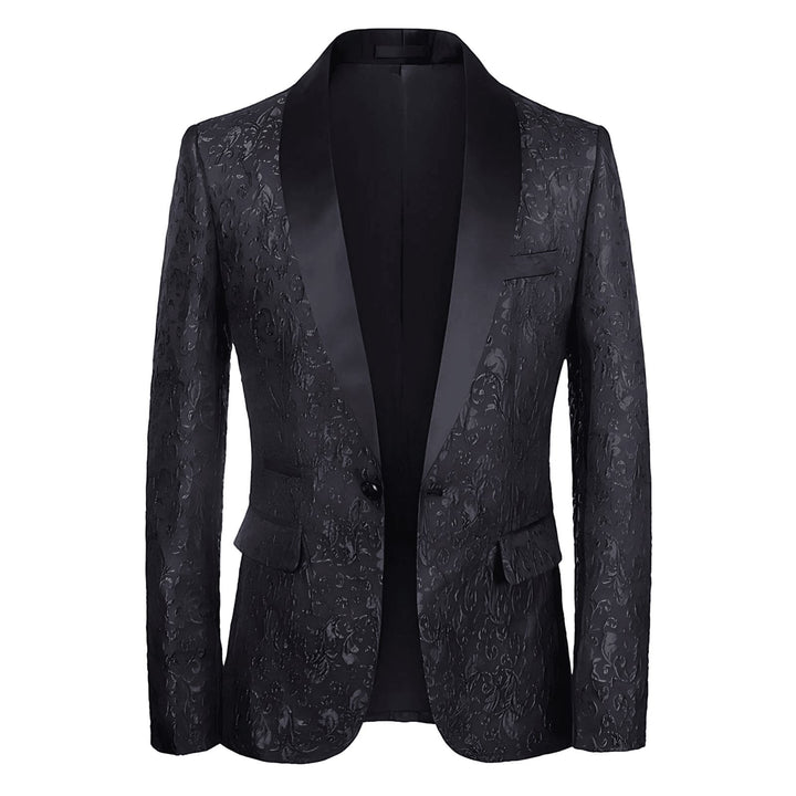 Osbourne Jacquard Blazer Wynston Duke Black 2XS 