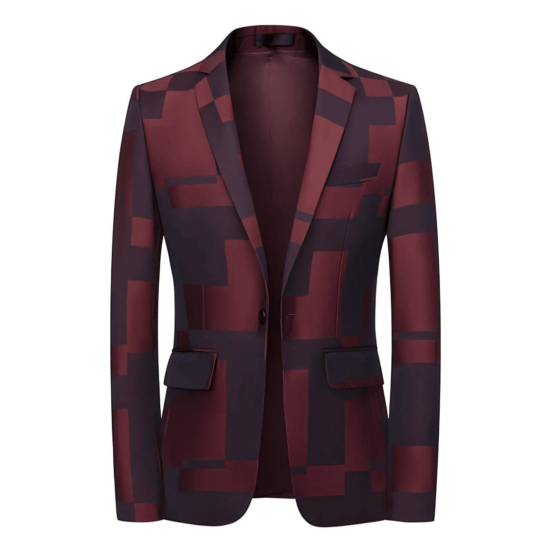 Penrose Tailored Blazer Wynston Duke Burgundy XS 