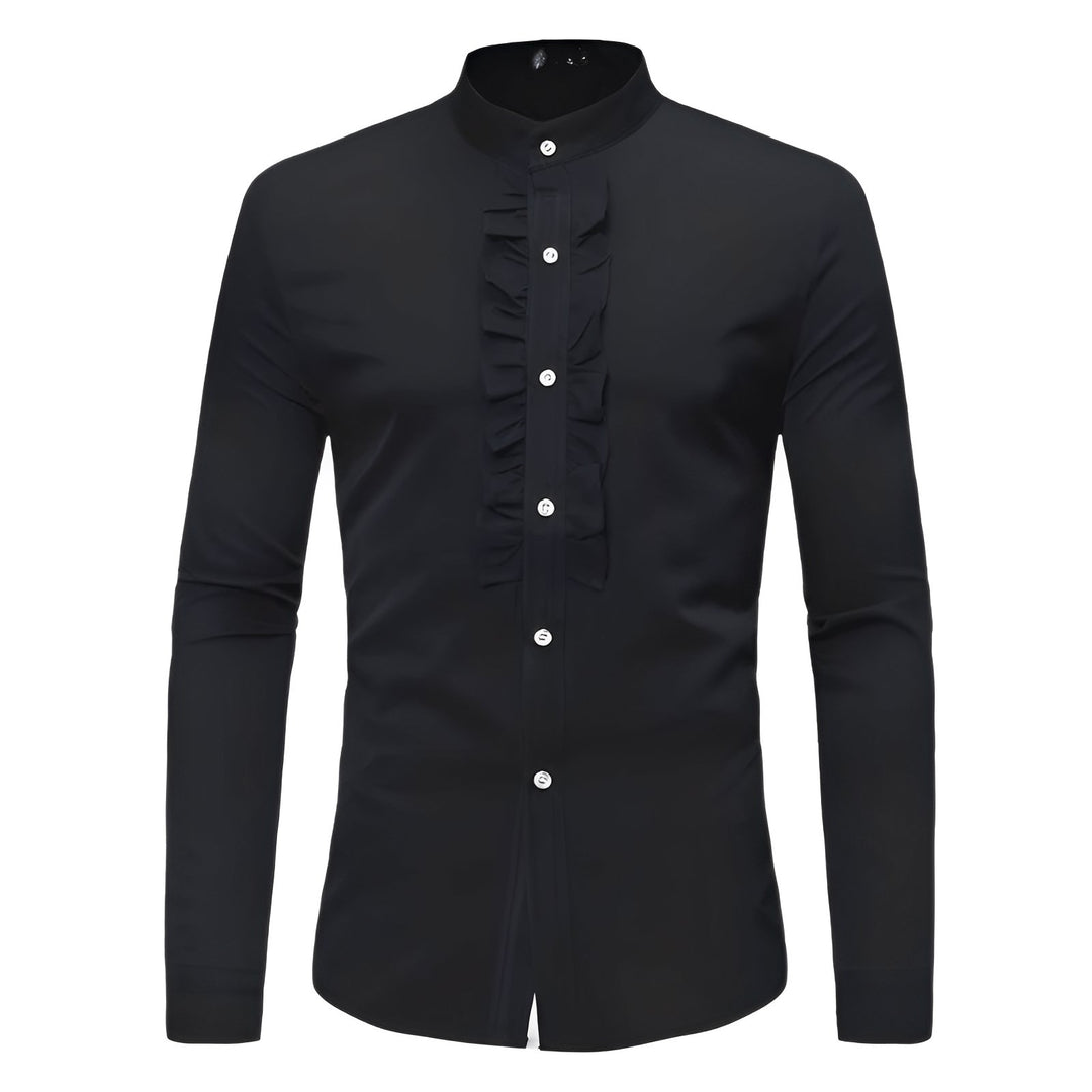 Penrose Tuxedo Shirt Wynston Duke Black S 