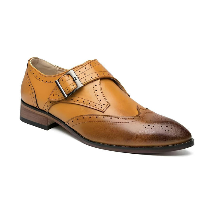 Radcliffe Monk Strap Oxfords Wynston Duke Brown 6.5 
