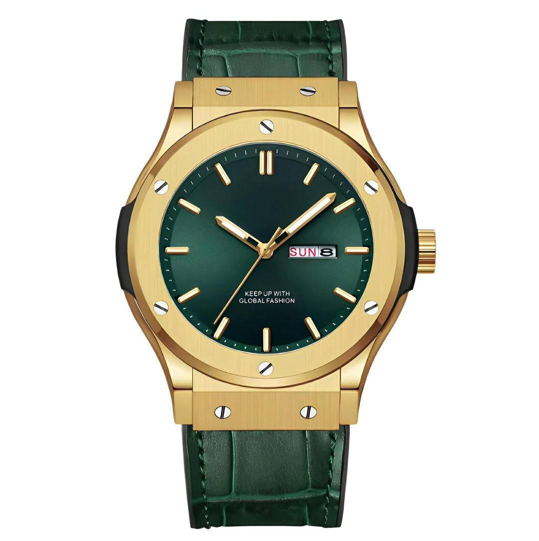 Renault Quartz Watch Wynston Duke Gold Green 