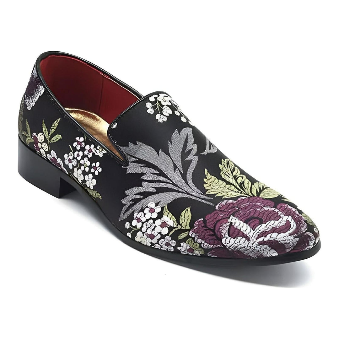 St. Aubyn Embroidered Loafers Wynston Duke Black 5 