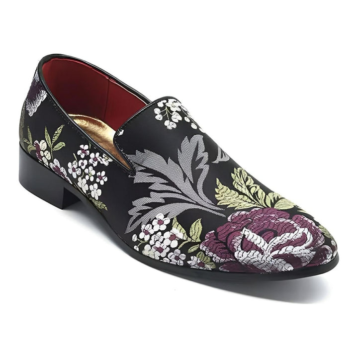 St. Aubyn Embroidered Loafers Wynston Duke Black 5 