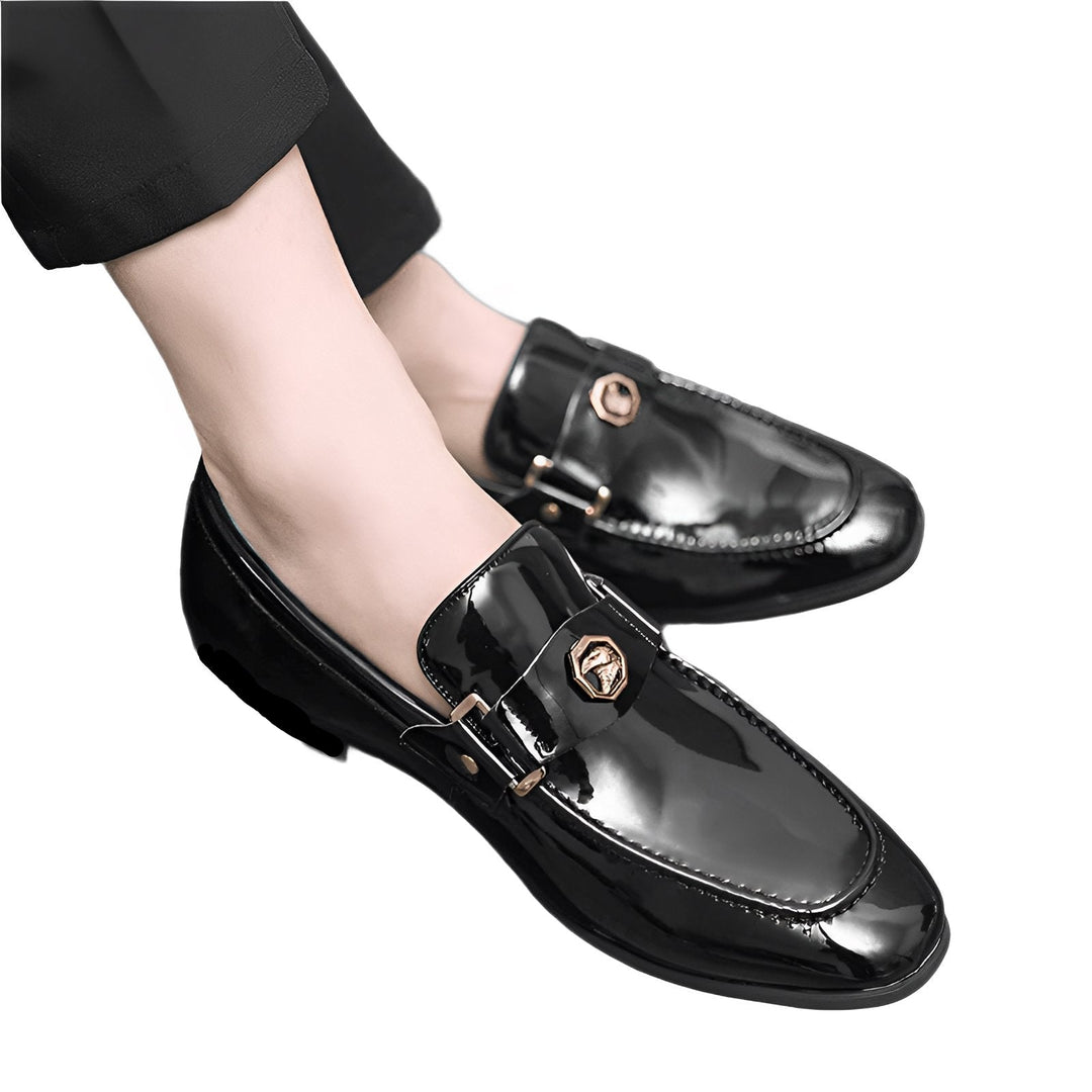 Thaddeus Leather Penny Loafers Wynston Duke 