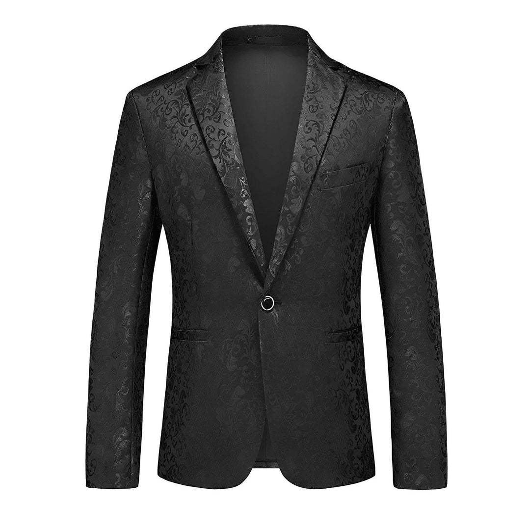 Thorne Jacquard Blazer Wynston Duke Black 2XS 