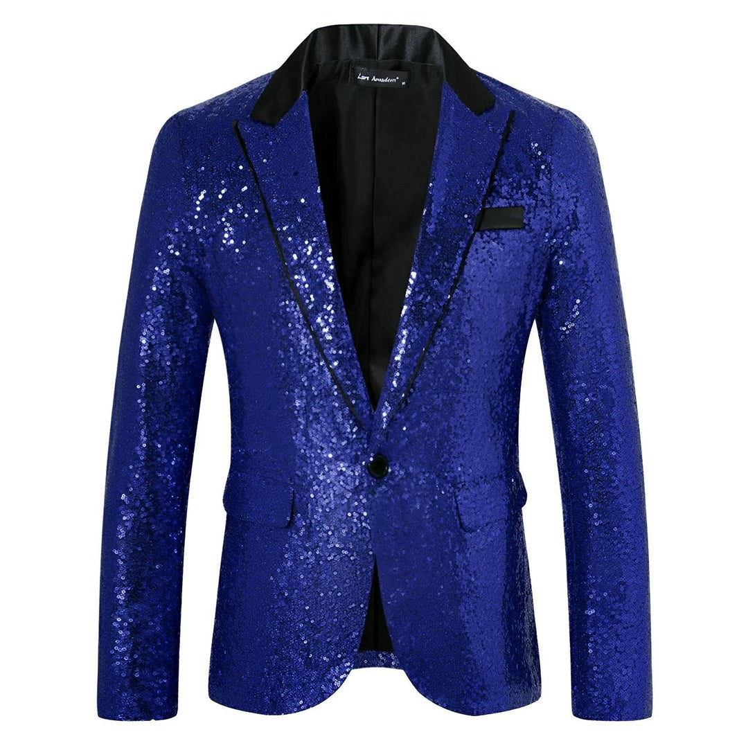 Vail Sequin Blazer Wynston Duke Blue S 