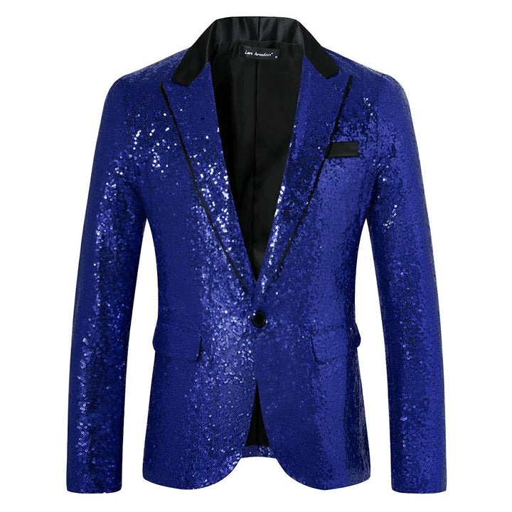 Vail Sequin Blazer Wynston Duke Blue S 