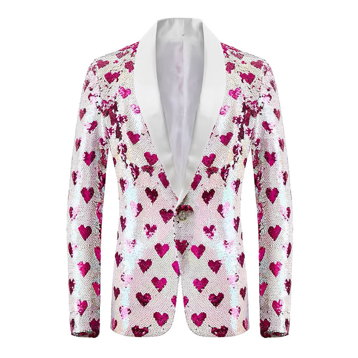 Valentine Sequin Blazer Wynston Duke XS 
