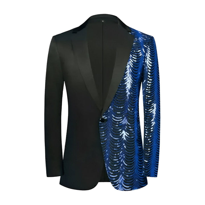 Veron Sequin Blazer Wynston Duke Blue XS 