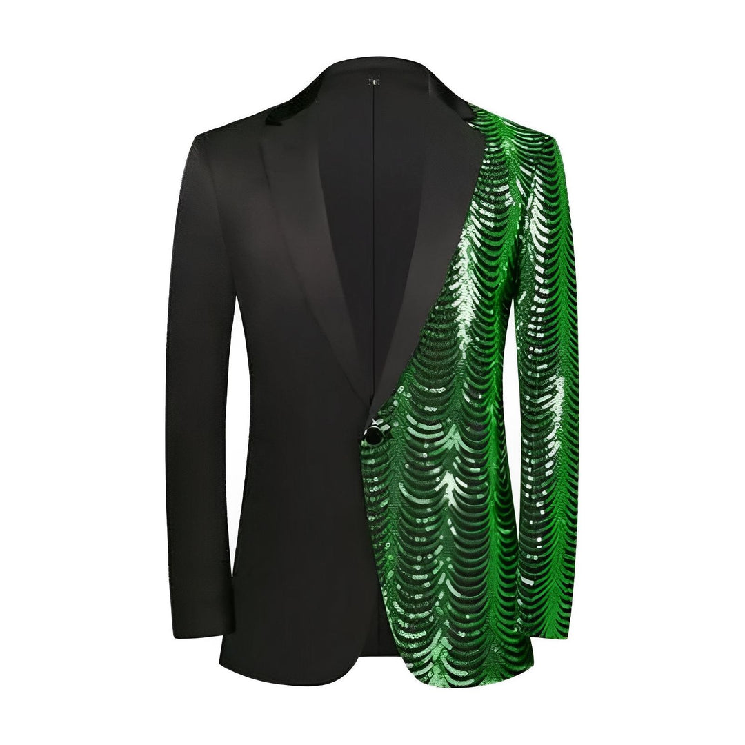 Veron Sequin Blazer Wynston Duke Green XS 