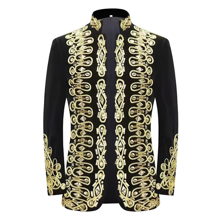 Westcott High-Collar Blazer Wynston Duke Gold 36R 