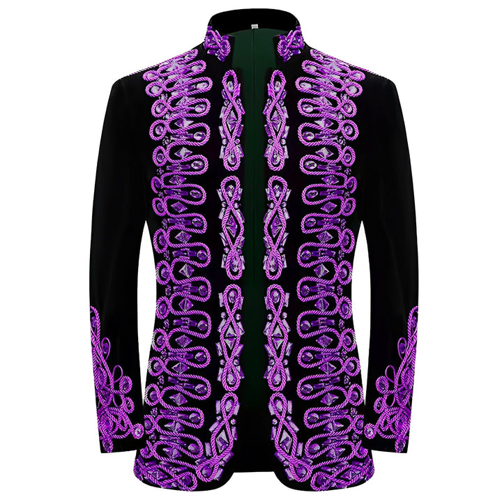Westcott High-Collar Blazer Wynston Duke Purple 36R 