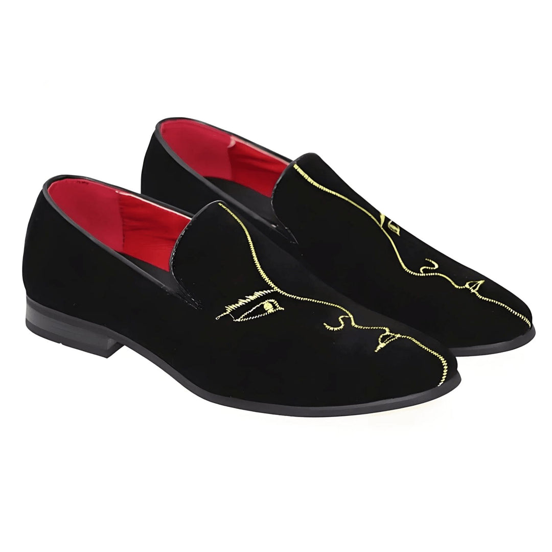 Whitaker Embroidered Loafers Wynston Duke 6 