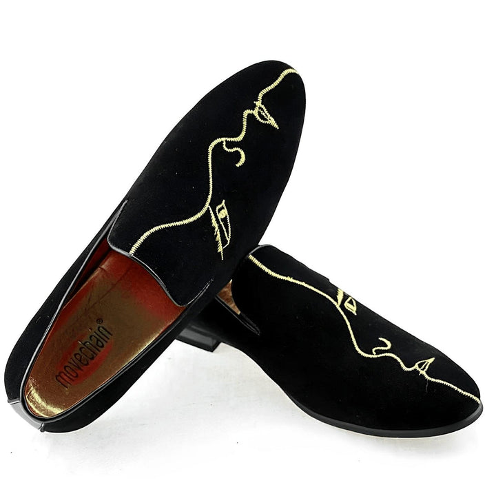 Whitaker Embroidered Loafers Wynston Duke 