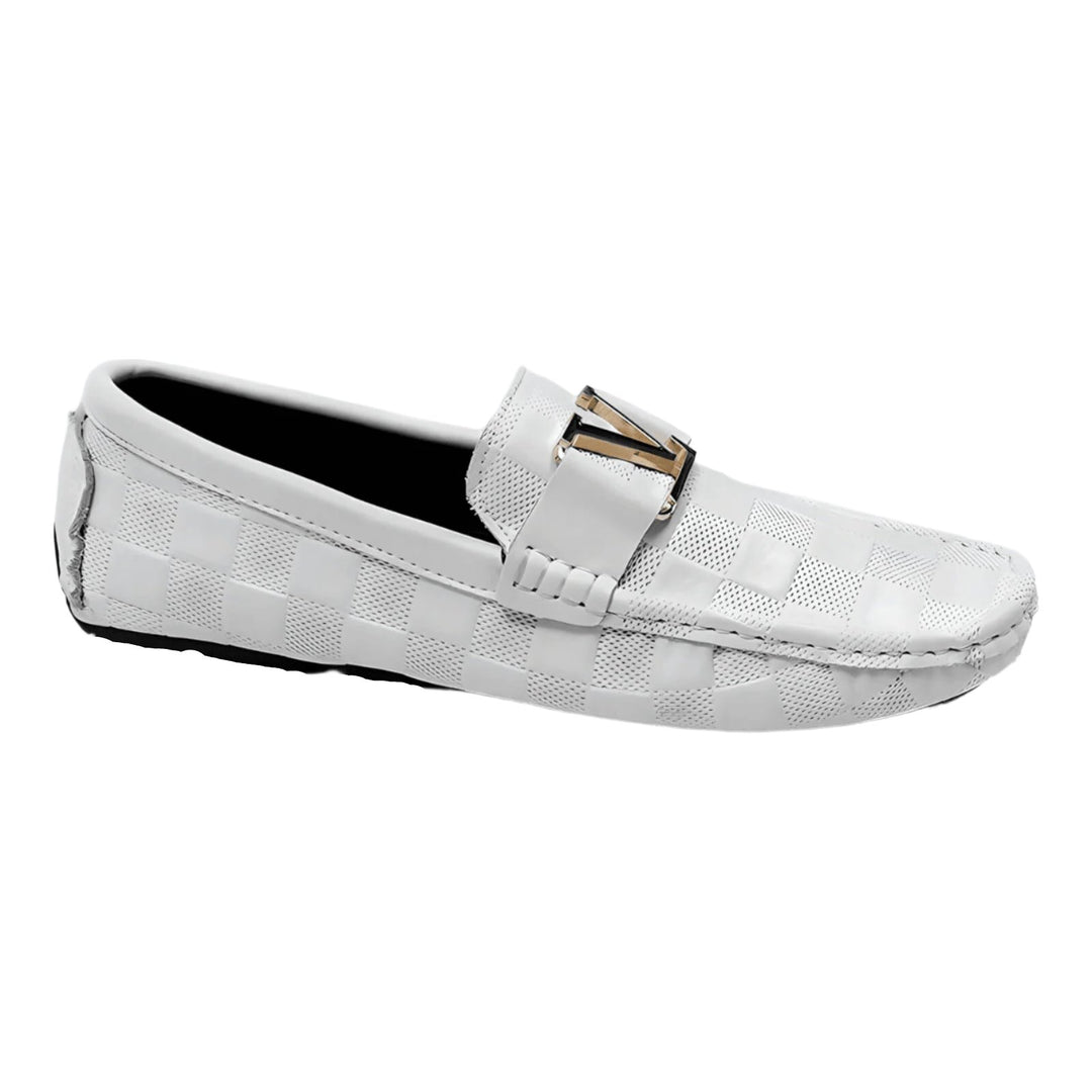 Worthington Leather Loafers Wynston Duke White 5 